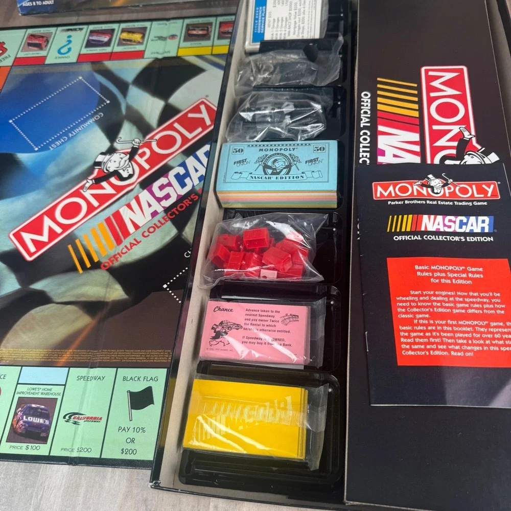NEW Collections Edition NASCAR Monopoly 1997 Parker Brothers